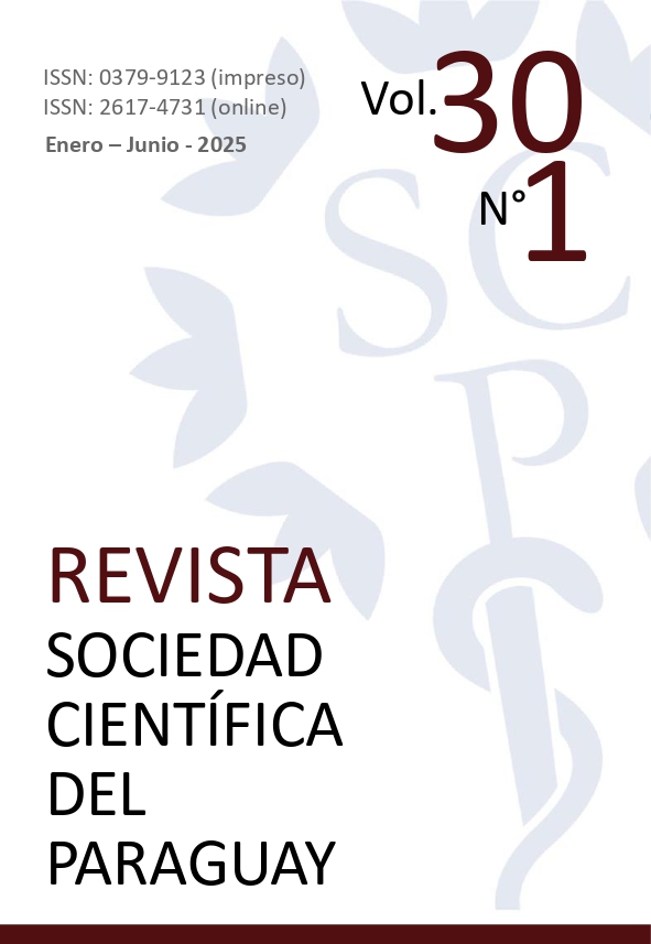 Ver Vol. 30 Núm. 1 (2025): Revista Sociedad Científica del Paraguay