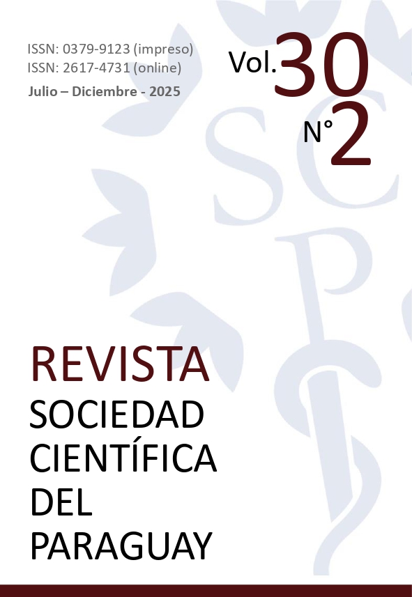 					Ver Vol. 30 Núm. 2 (2025): Revista Sociedad Científica del Paraguay
				